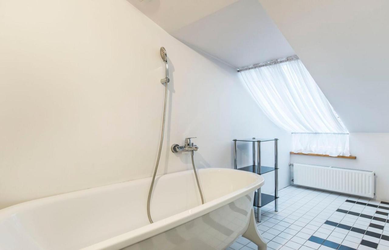 Central 2-Level Penthouse With Terrace And Free Parking Riga Dış mekan fotoğraf