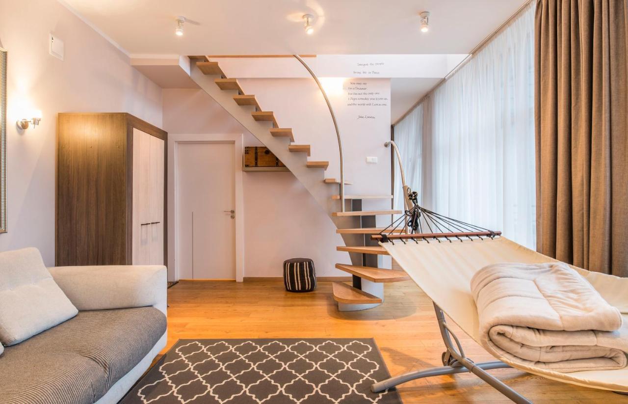 Central 2-Level Penthouse With Terrace And Free Parking Riga Dış mekan fotoğraf