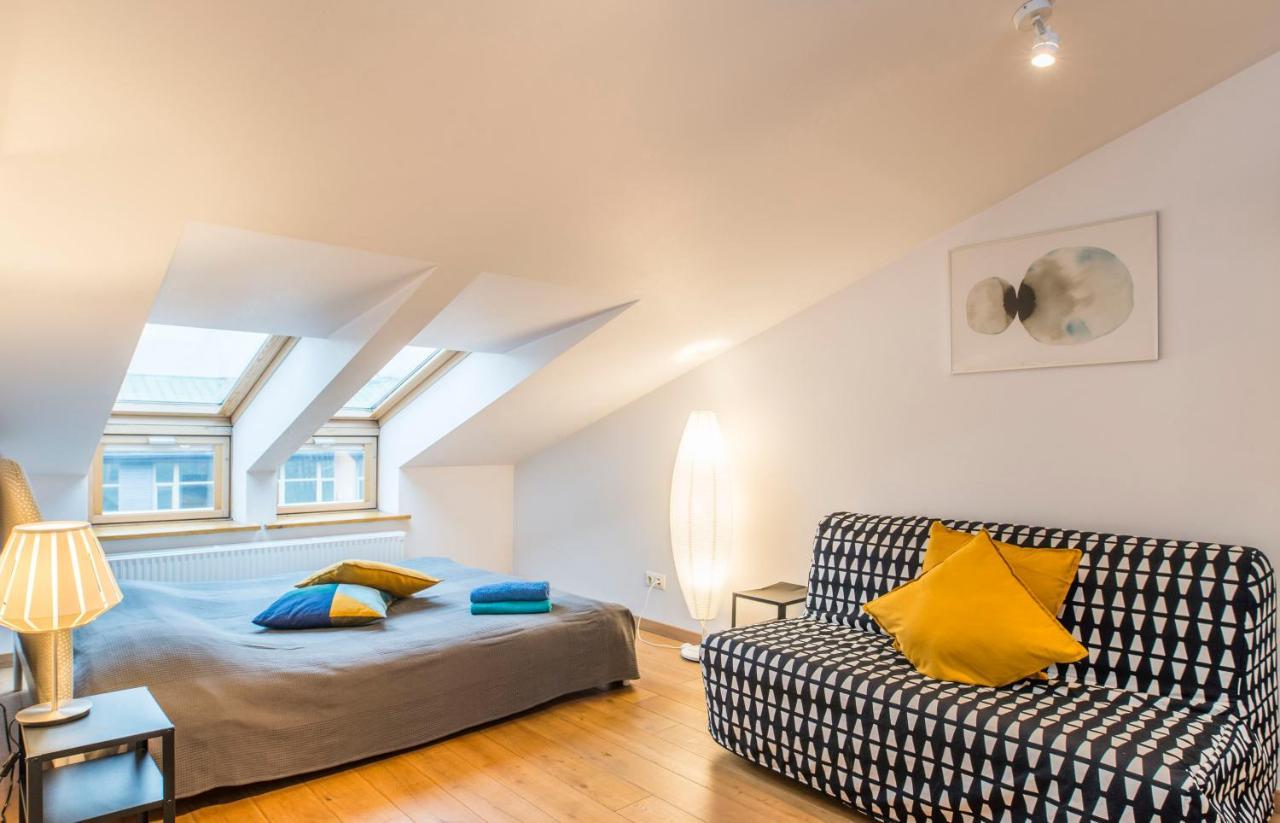 Central 2-Level Penthouse With Terrace And Free Parking Riga Dış mekan fotoğraf